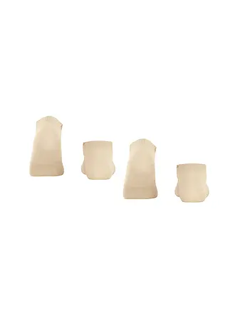 BURLINGTON | Chaussettes sneaker femme lot de 2 EVERYDAY 36-41 marine | beige